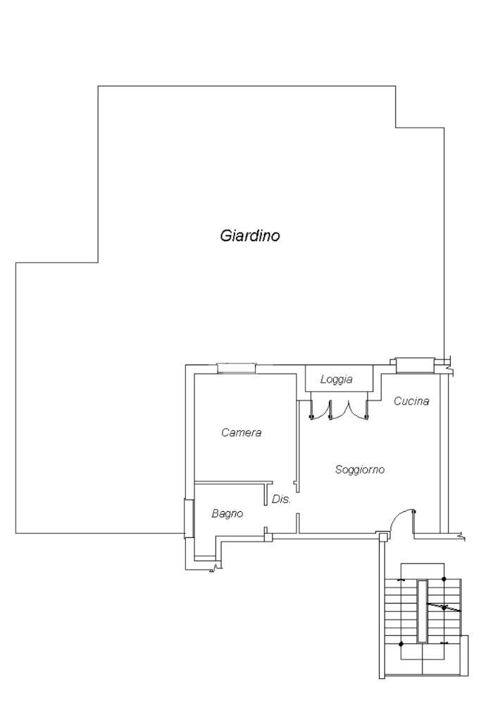 Two-room apartment Via Aldo Moro, Vergato - floor plans 1