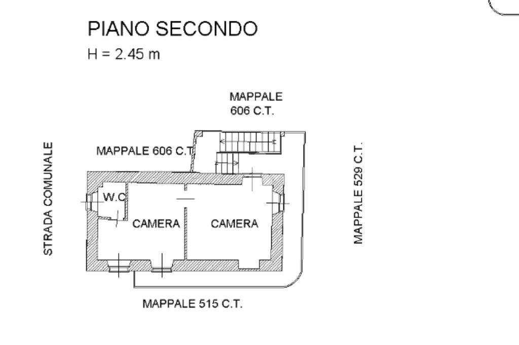 Semi-detached house Borgata Selvaggio Sopra, Coazze - floor plans 1