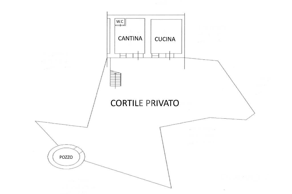 Rustico Via Garigo, Bagnolo Piemonte - planimetria 1