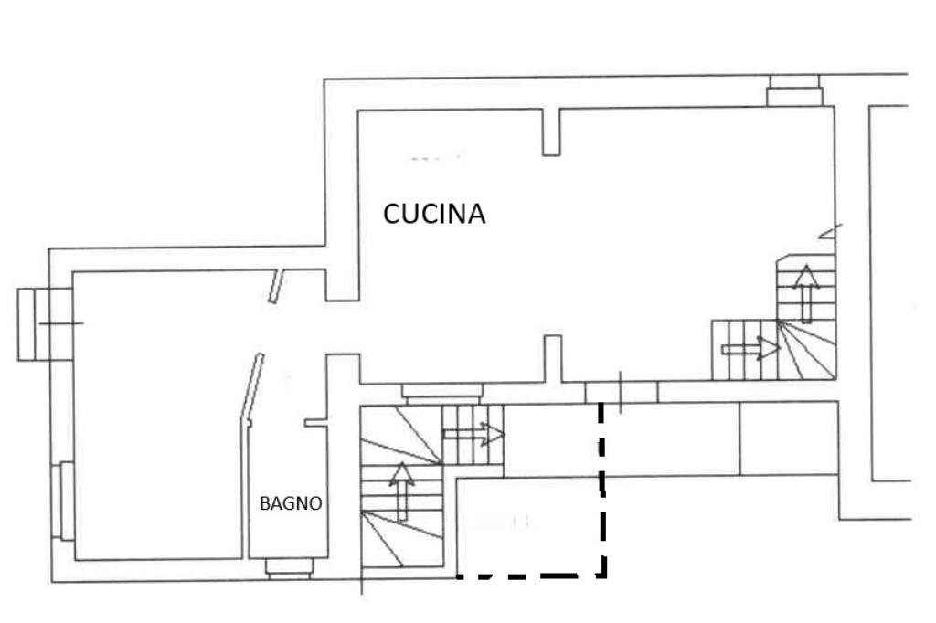 Semi-detached house Via Cave, Bagnolo Piemonte - floor plans 1