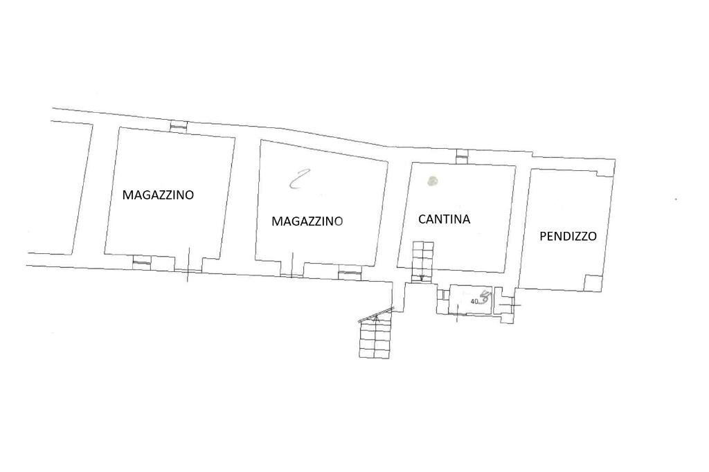 Rustico Via Paesana, Barge - planimetria 1