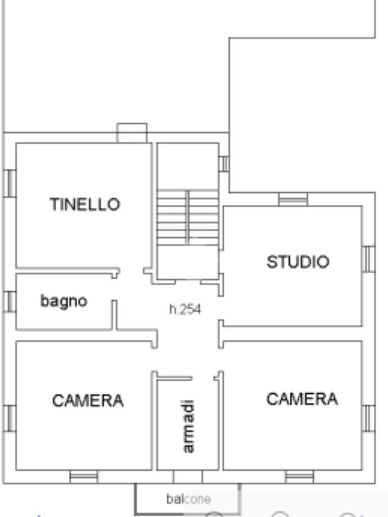 Four-room apartment Via Valtermina, Traversetolo - floor plans 1