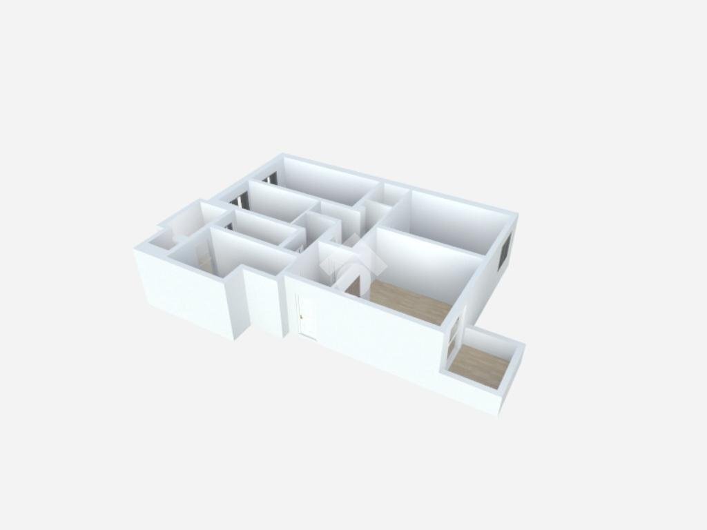 Four-room apartment Viale Suzzani, Milano (neighborhood Bicocca) - floor plans 1