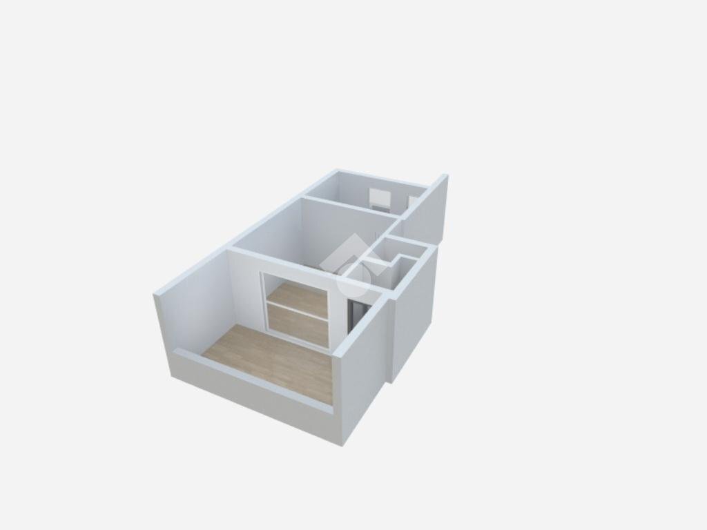 Two-room apartment Via Ponale, Milano (neighborhood Bicocca) - floor plans 1