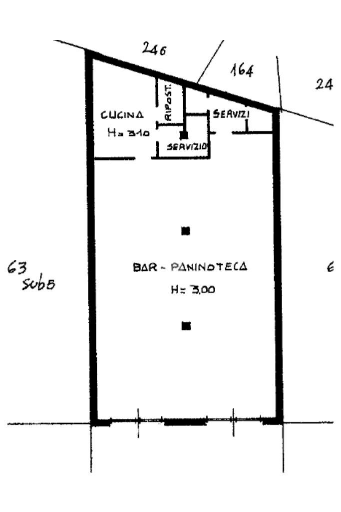 Shop Via Valsesia, Novara - floor plans 1