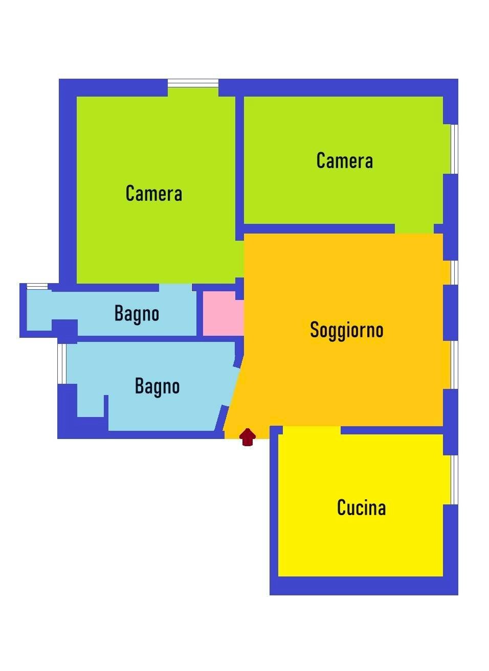Foto 27 - Apartment Via Delle Fabbriche, Genova - floor plans 1