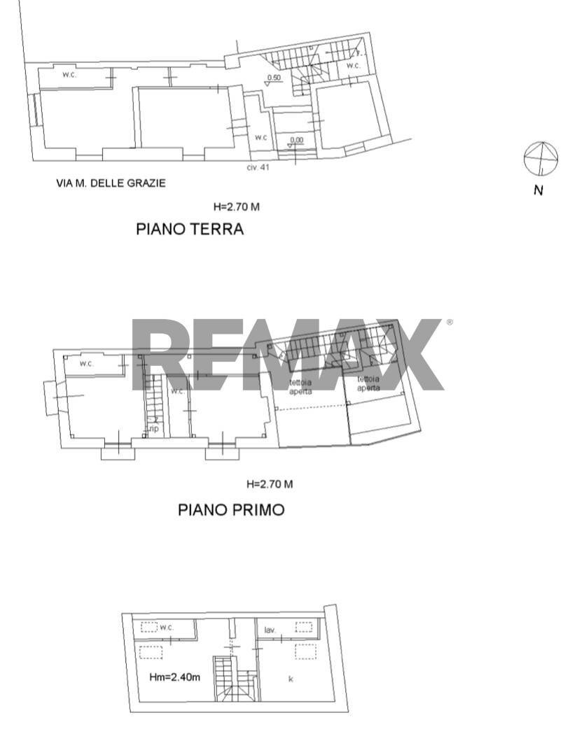 Pianta 2D - Casa indipendente Via madonna delle grazie
 
41, Aci Sant'Antonio - planimetria 1