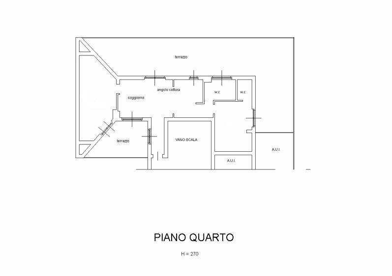 Foto 22 - Attic Via Ponte Pietra
 
14, Bergamo - floor plans 1