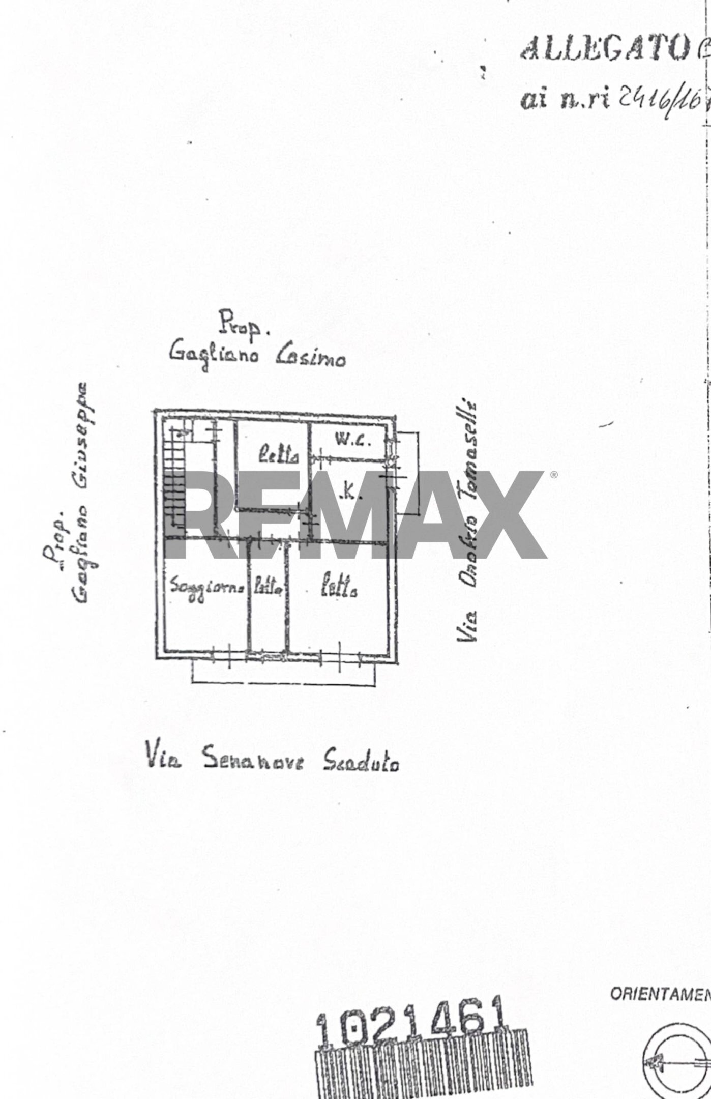Pianta 2D - Apartment VIA SENATORE SCADUTO
 
159, Bagheria - floor plans 1