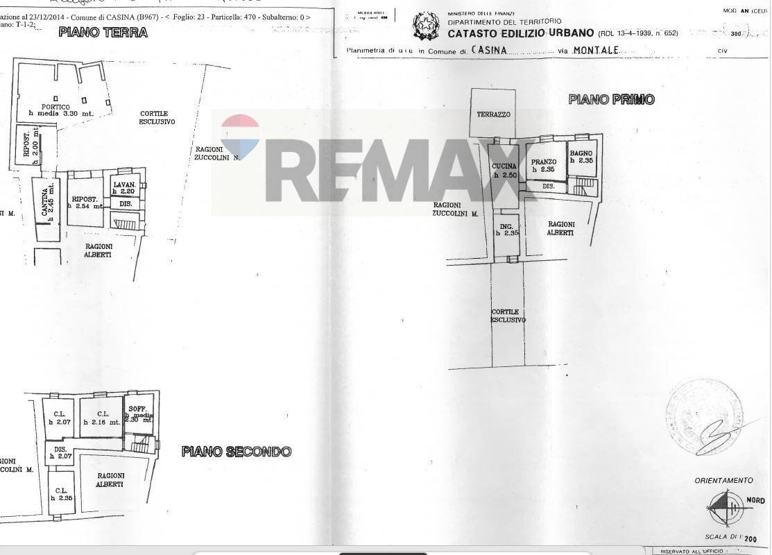 Pianta 2D - Casa semi indipendente 15 Via Pianzo Montae Sopra Montale, Emilia-Romagna, Casina - planimetria 1