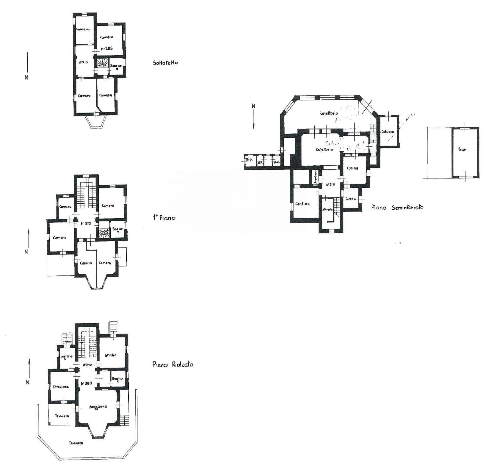 Foto 48 - Villa via Ronco Frino
 
1, Ghiffa - floor plans 1
