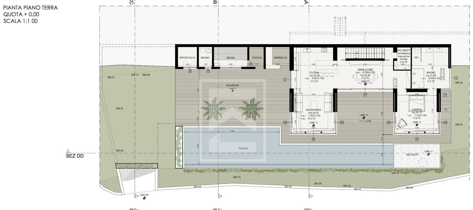 Foto 7 - Villa Via Panoramica, Gardone Riviera - floor plans 1