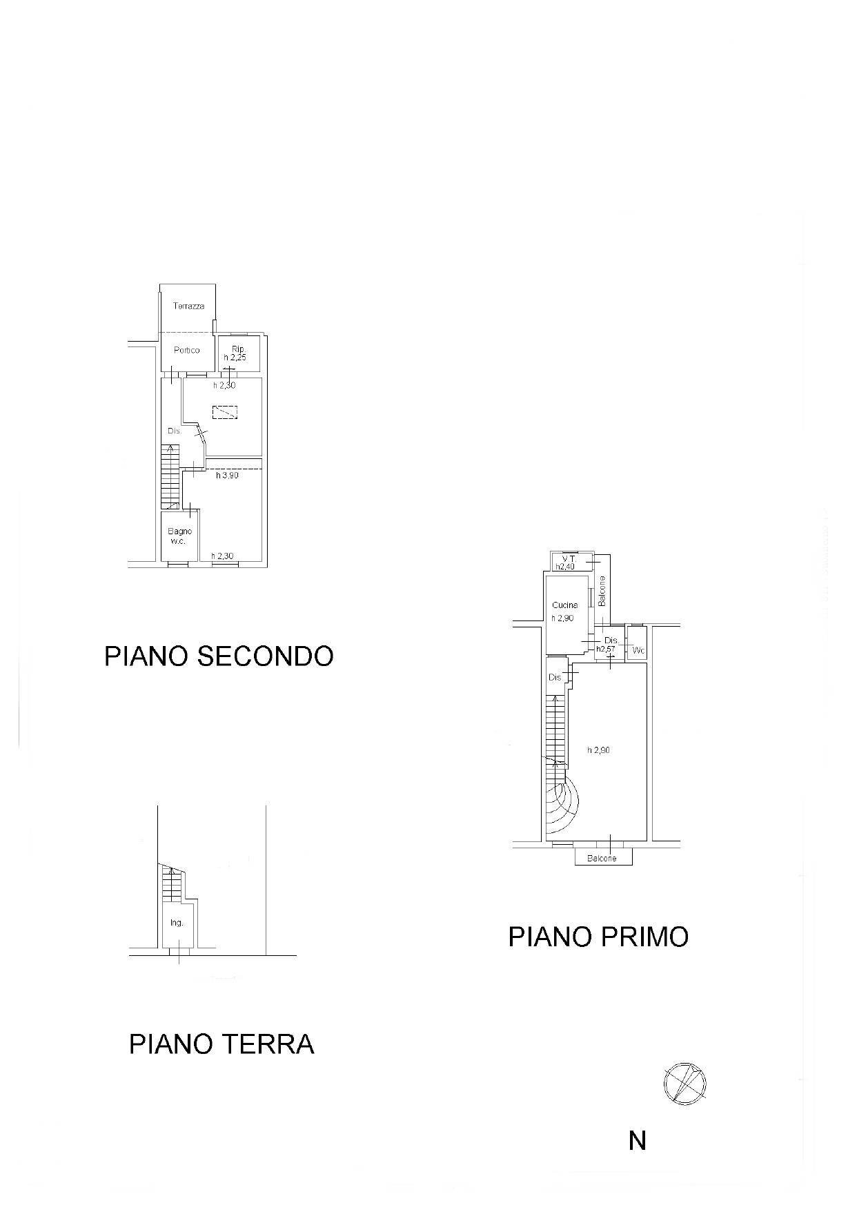 Foto 35 - Quadrilocale Via Zanardelli, Viareggio - planimetria 1