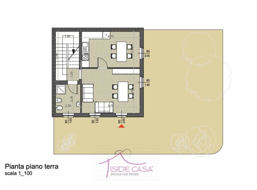 Foto 15 - Casa indipendente Borgo Virgilio - planimetria 1