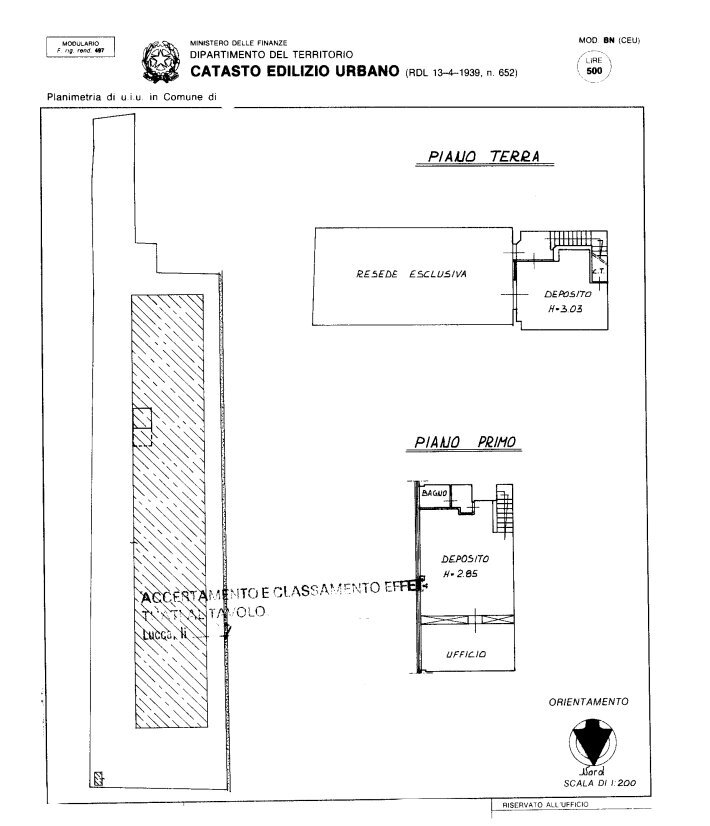 UF04014 PLANIMETRIA.png - Locale Commerciale Via Romana 315, Lucca - planimetria 1