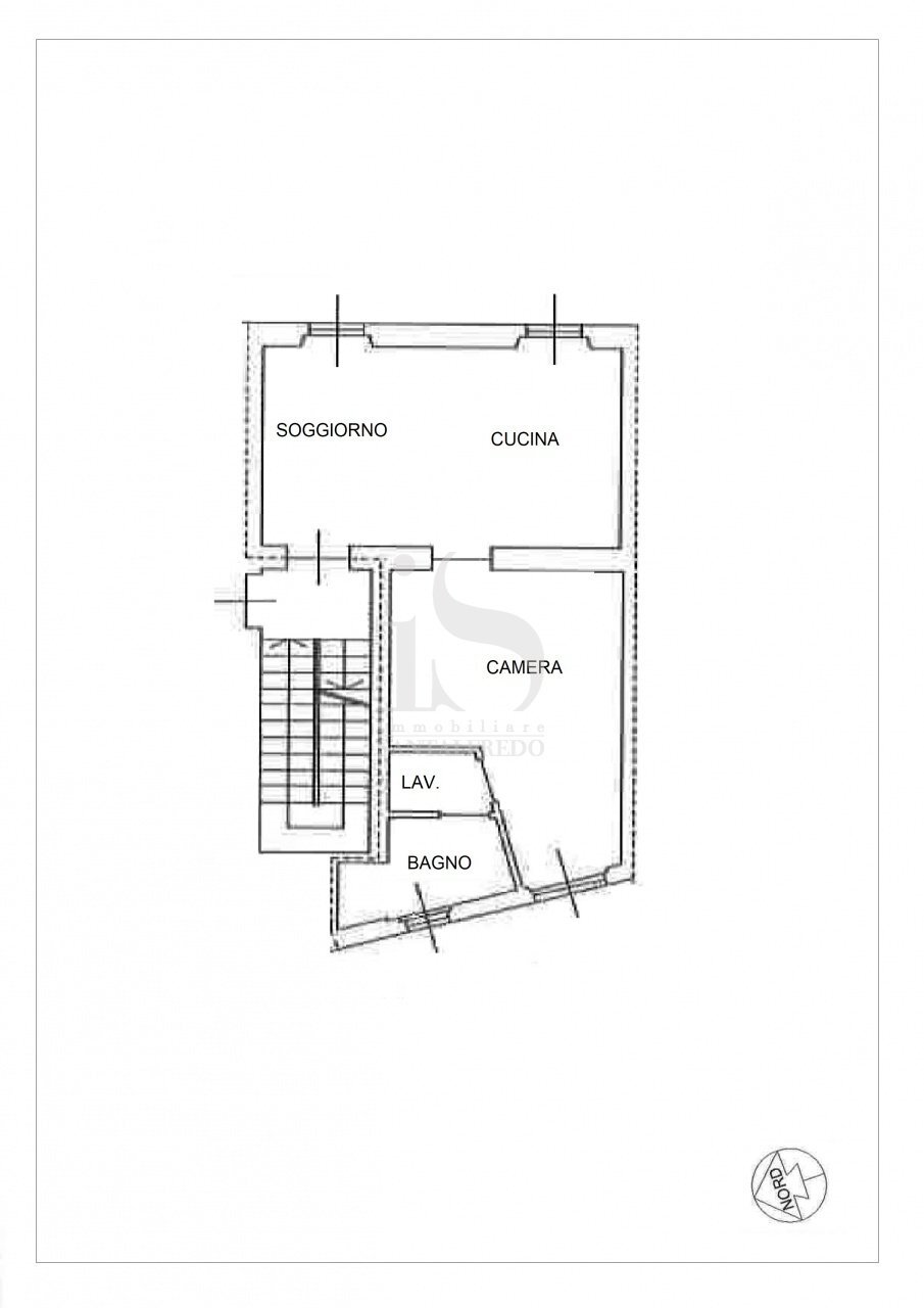 Monolocale VIA SANTA MARTA, 2, Concorezzo - planimetria 1
