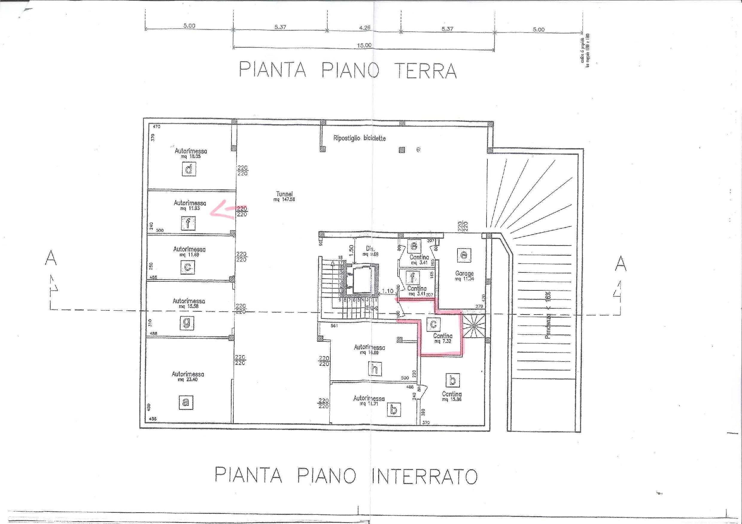 Bilocale via del Donatore, Castel Bolognese - planimetria 1