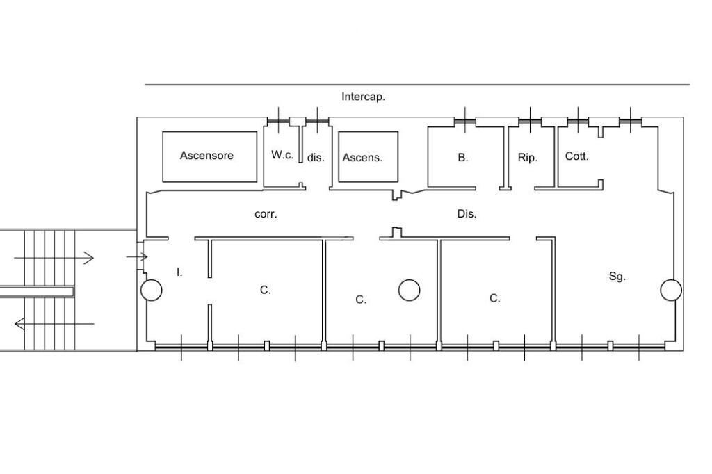Four-room apartment Via Aurelia Levante, Ospedaletti - floor plans 1