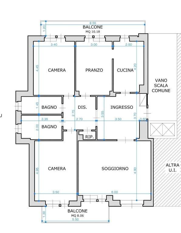 Apartment via San Marino, Torino (neighborhood Santa Rita) - photo 1