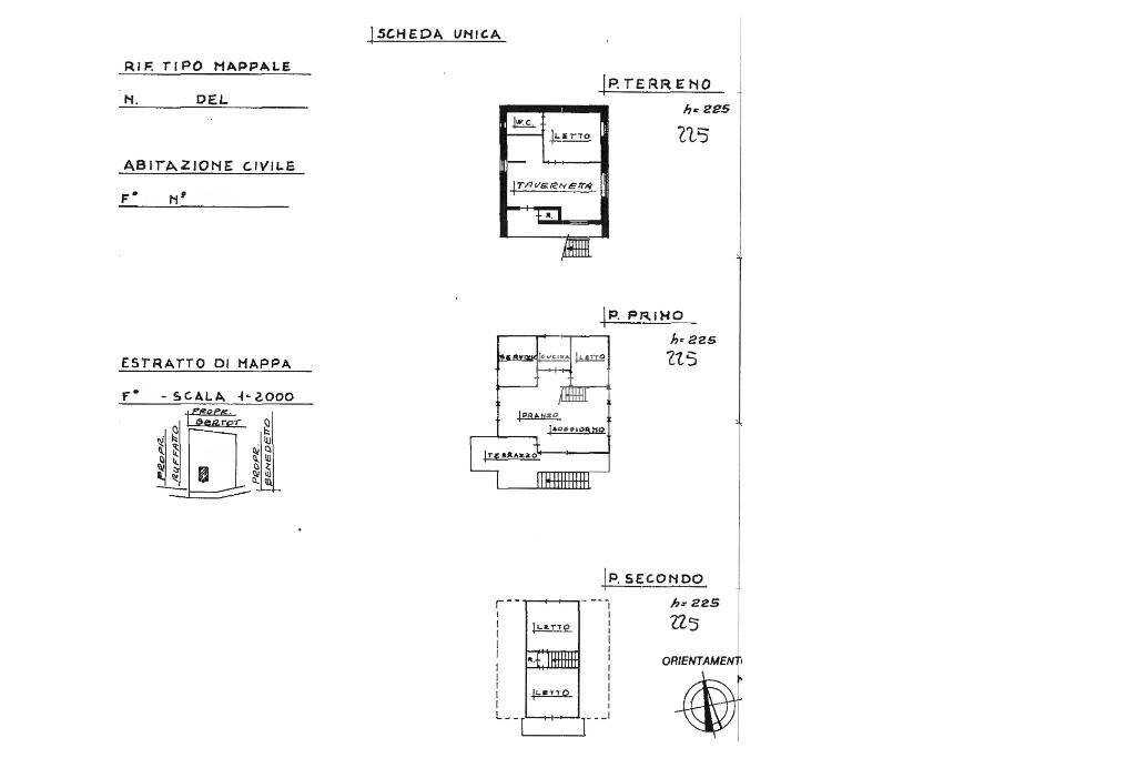 Casa indipendente Via Quinzeina, Colleretto Castelnuovo - planimetria 1