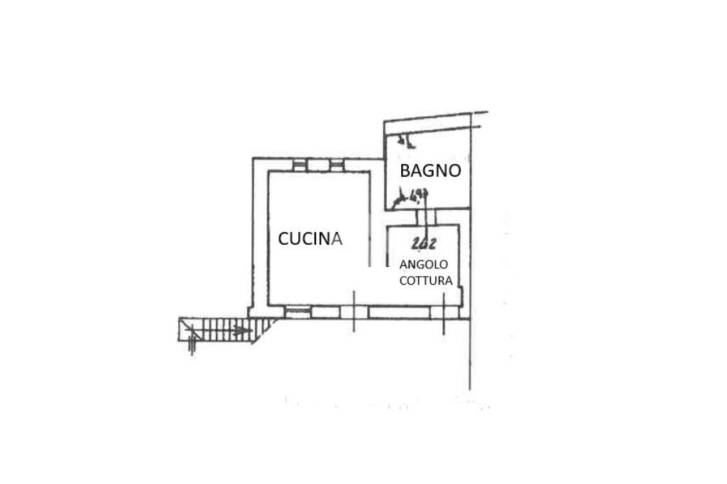Semi-detached house Via Aragno, Barge - floor plans 1