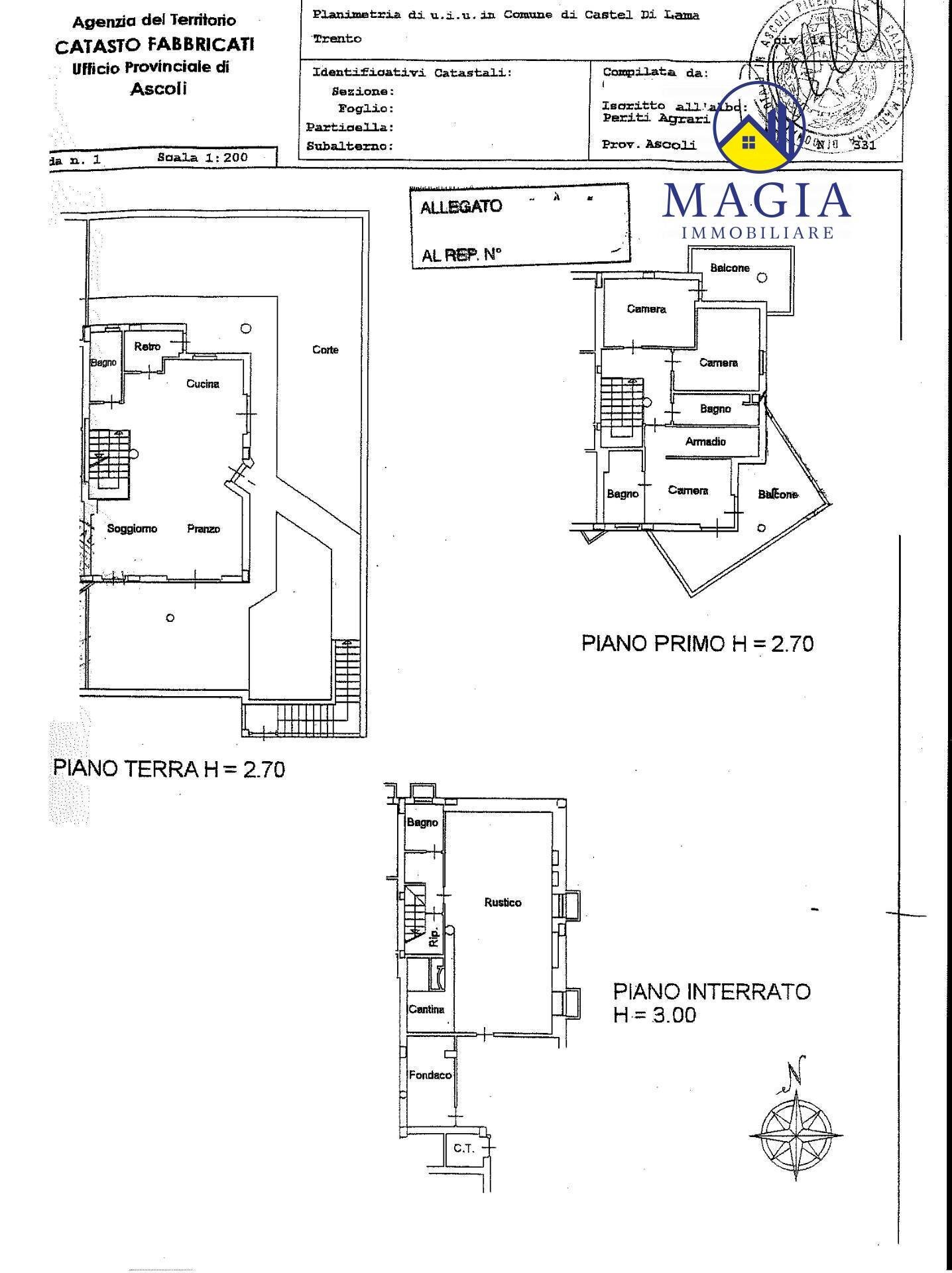 Foto 25 - Villa 18, Castel di Lama - floor plans 1
