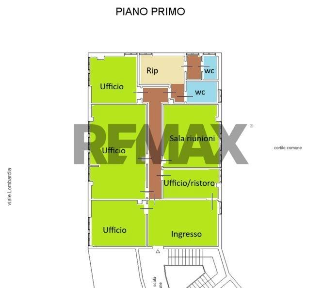 Pianta 2D - Ufficio Viale Lombardia
 
300, Brugherio - planimetria 1