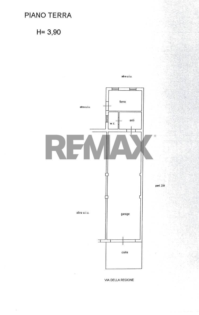 Pianta 2D - Commercial Premises VIA DELLA REGIONE
 
96, San Giovanni la Punta - floor plans 1