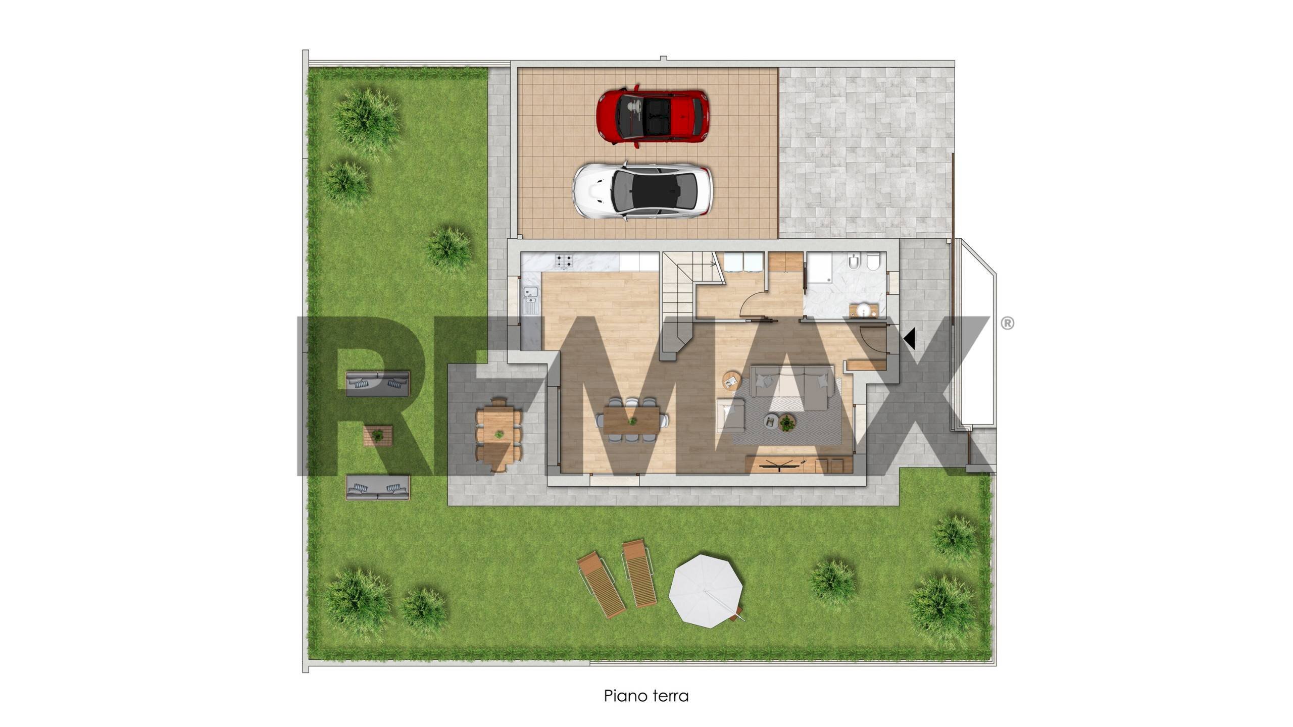 Pianta 2D - Casa semi indipendente VIA MATTEOTTI
 
33, Sovico - planimetria 1