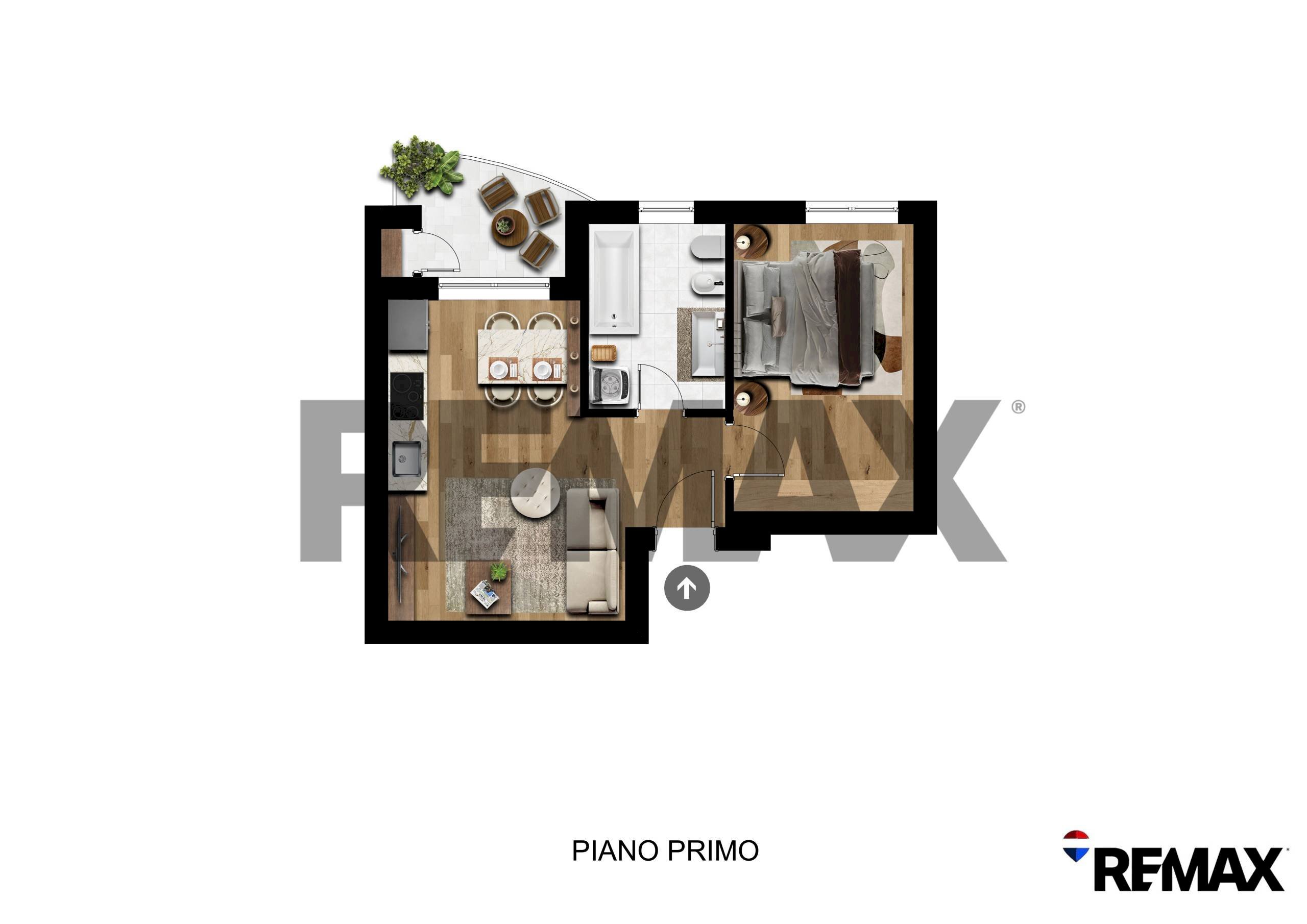 Pianta 2D - Bilocale Via Ca' de Volpi
 
2/H, Cisano Bergamasco - planimetria 1