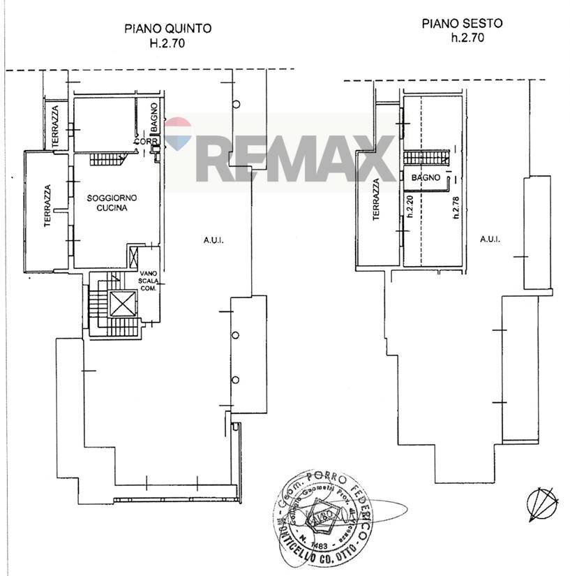 Pianta 2D - Attico Viale camisano
 
53, Vicenza - planimetria 1