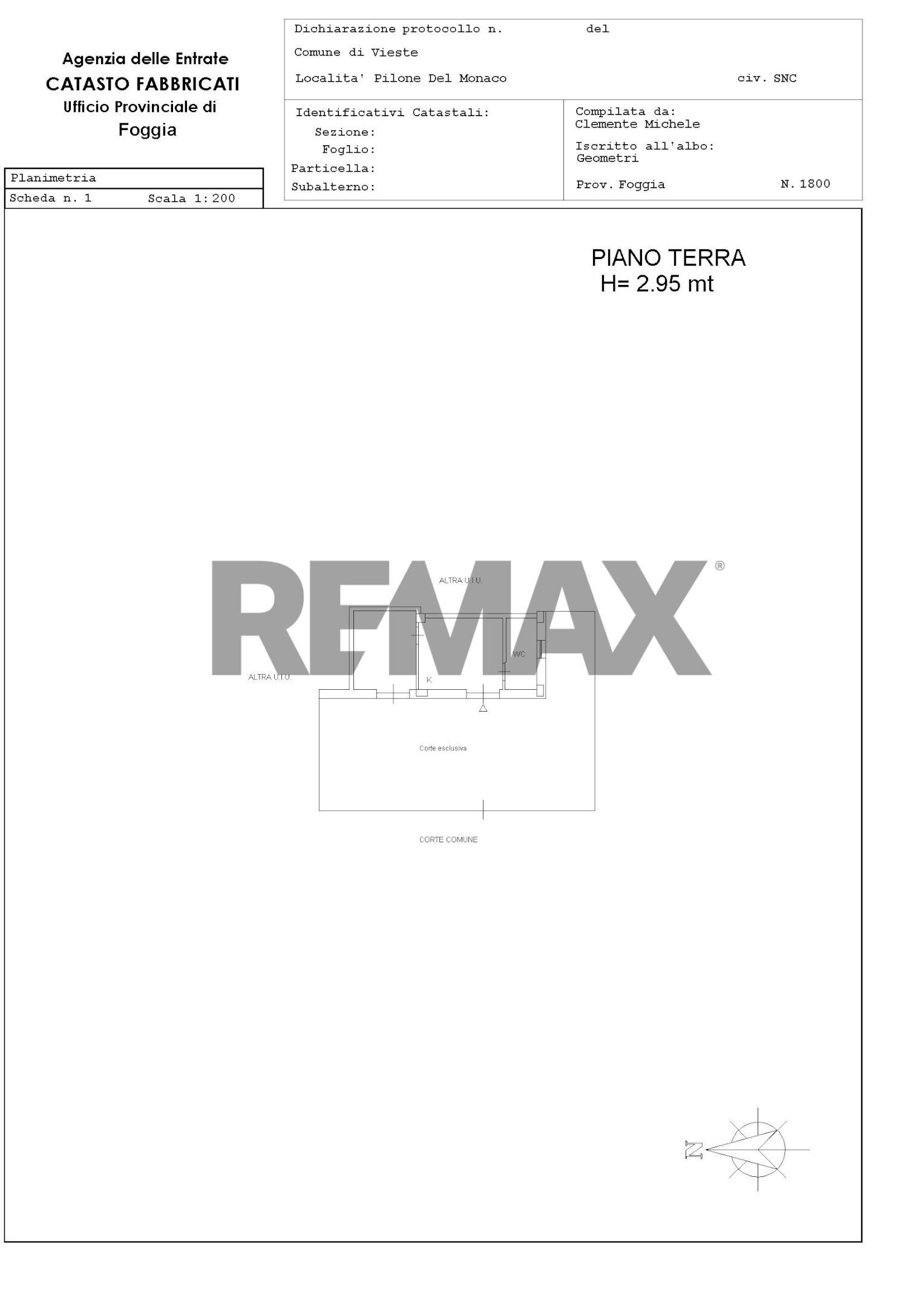 Pianta 2D - Two-room apartment Loc. Pilone del Monaco
 
snc, Vieste - floor plans 1
