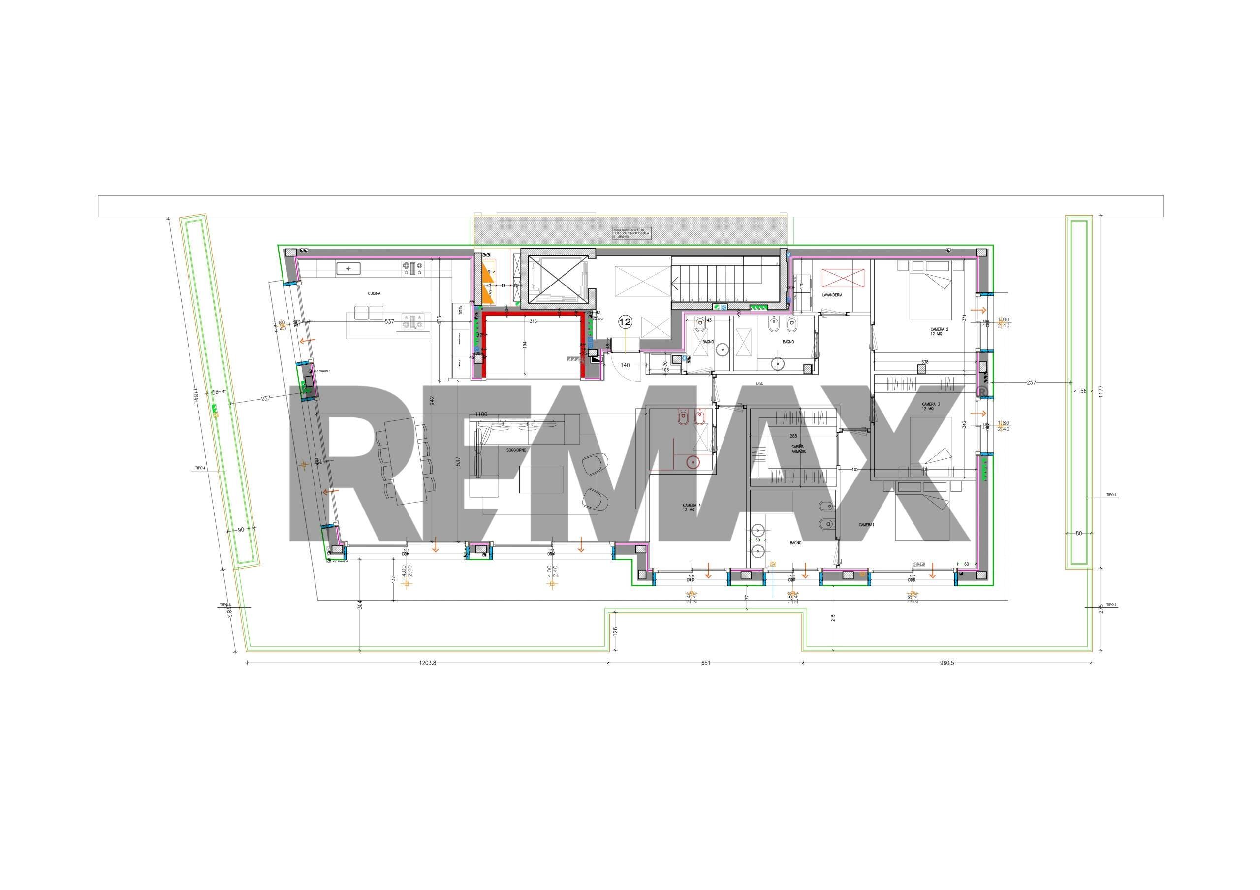 Pianta 2D - Apartment viale brianza
 
-, Monza - floor plans 1