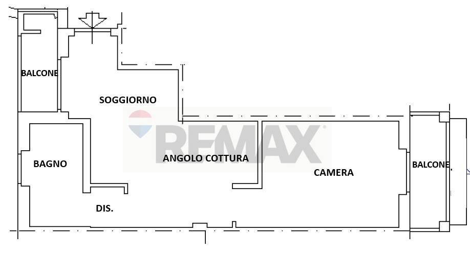 Pianta 2D - Bilocale Via Pomini
 
9/ter, Castellanza - planimetria 1