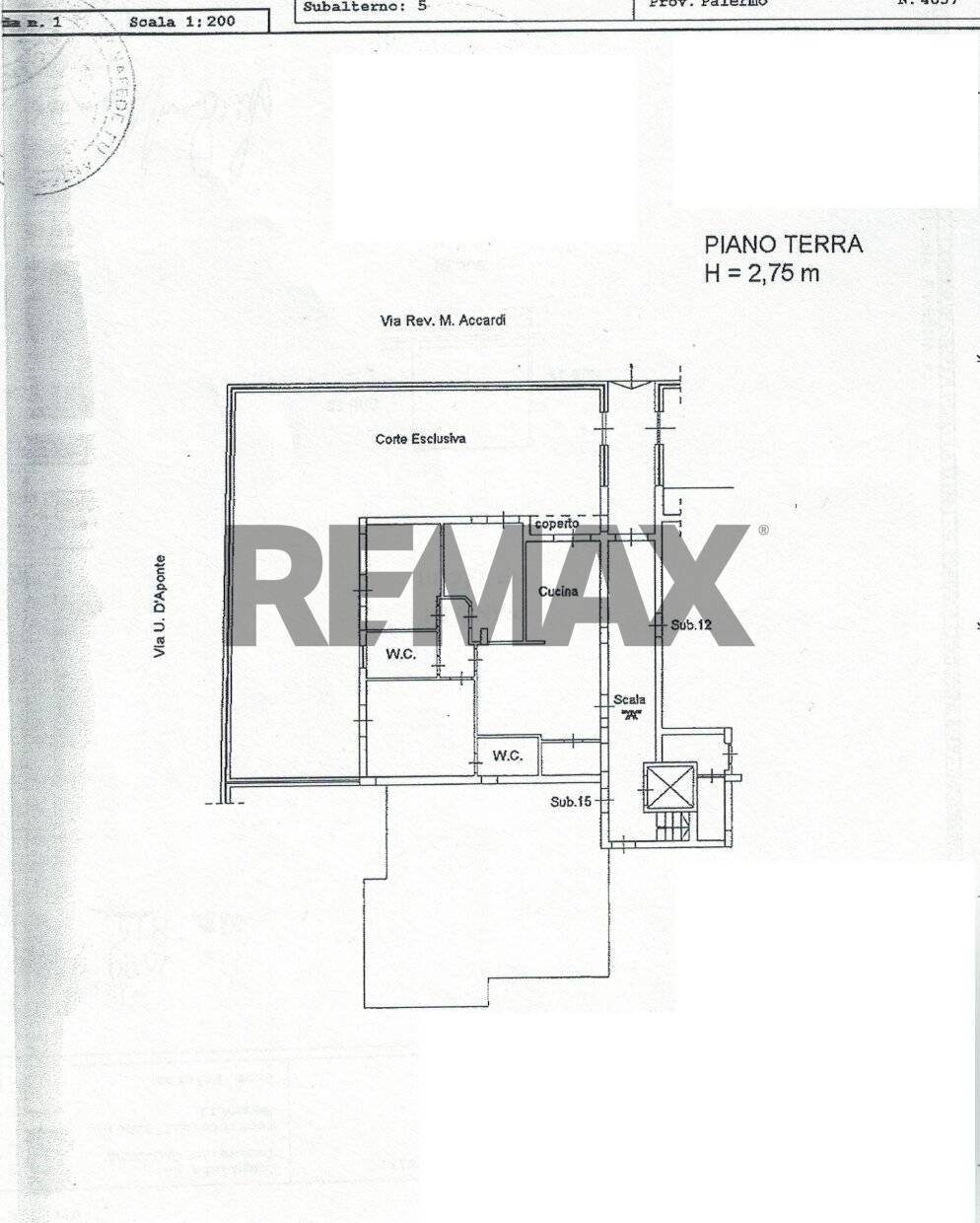 Pianta 2D - Apartment Via Reverendo Accardi
 
2, Santa Flavia - floor plans 1