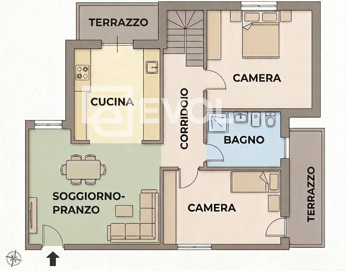Foto 34 - Apartment Via  Trieste
 
90, Latisana - floor plans 1