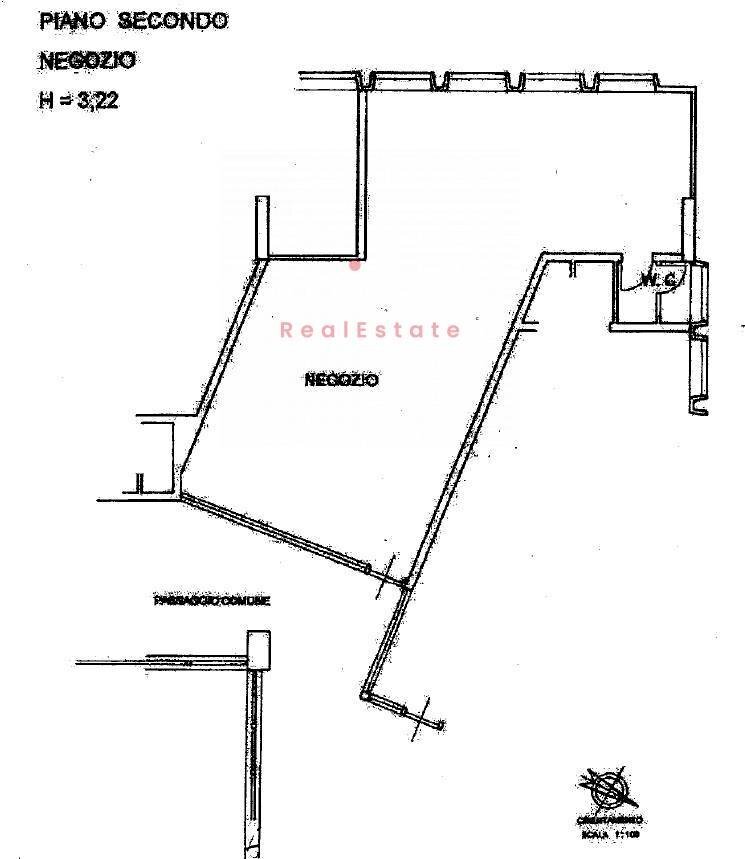 Foto 16 - Commercial Premises Piazzale Filippo Il Macedone, Roma - floor plans 1