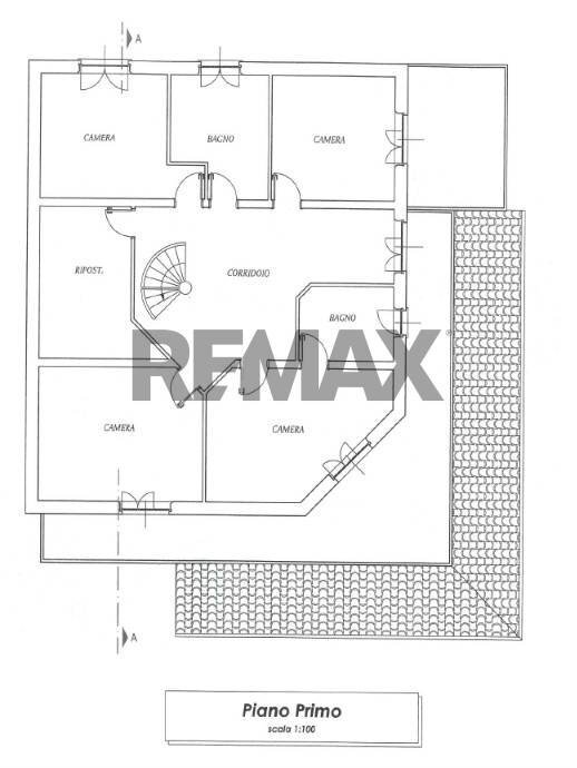 Pianta 2D - Casa semi indipendente STRADA TORRICELLA
 
32, Sissa Trecasali - planimetria 1