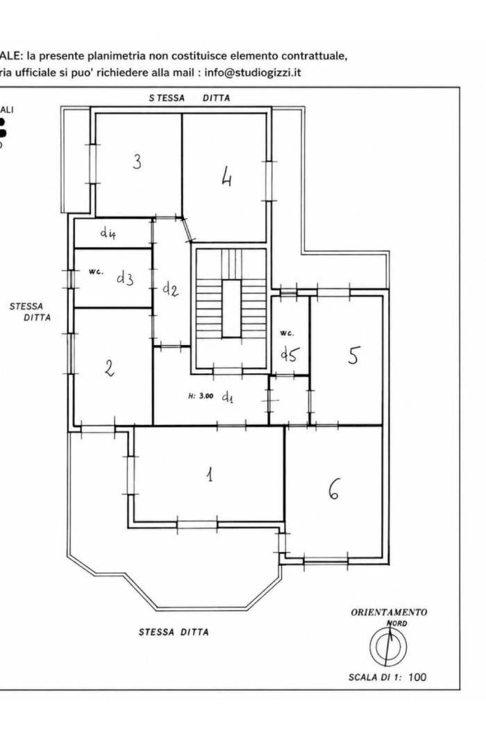 Appartamento via dei Coronari, 189, Roma (zona Centro Storico) - planimetria 1