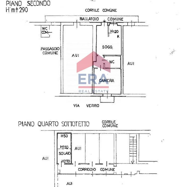 Foto 21 - Bilocale via Verro
 
45, Milano - planimetria 1