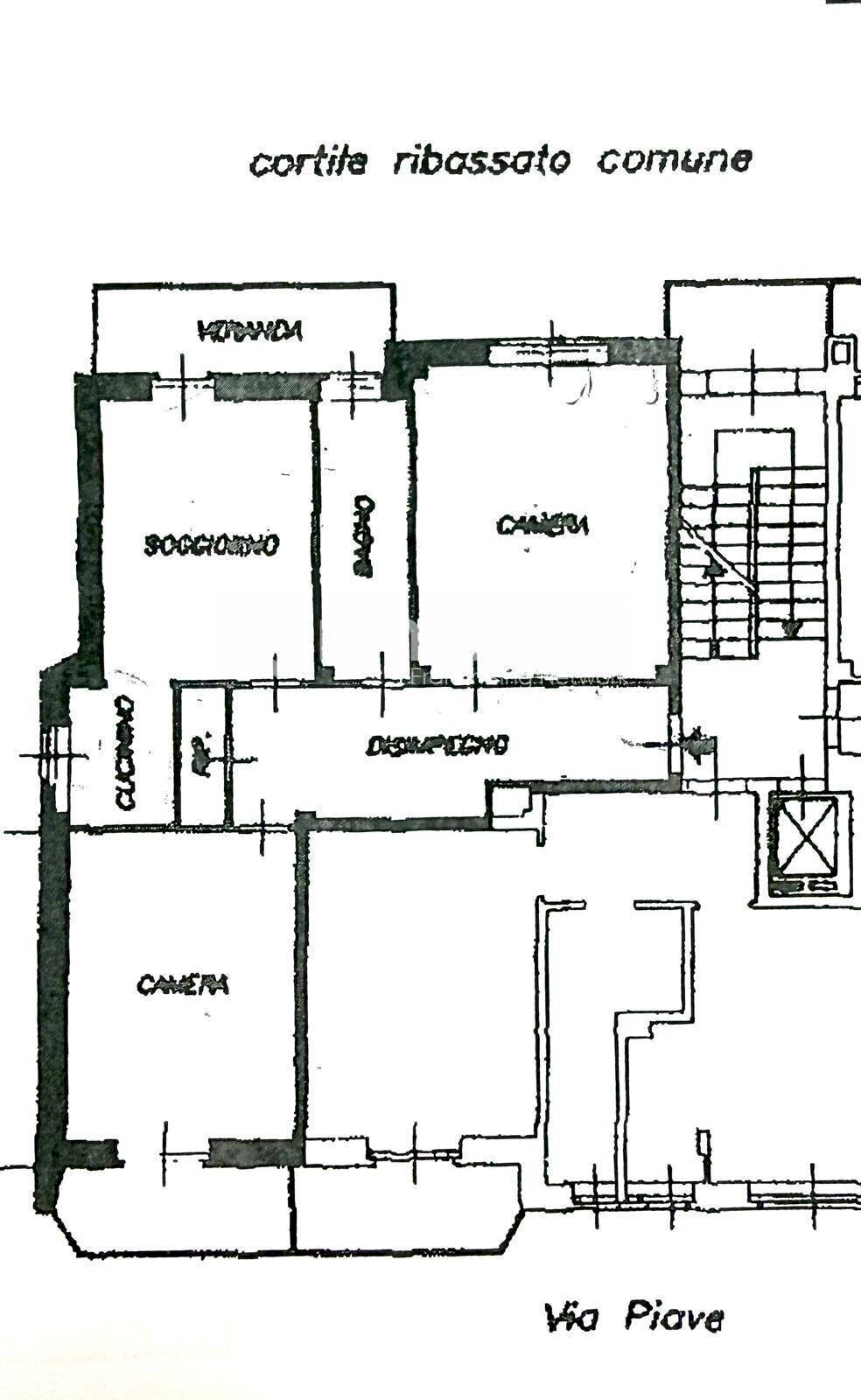 Foto 24 - Three-room apartment Via Piave, Nichelino - floor plans 1