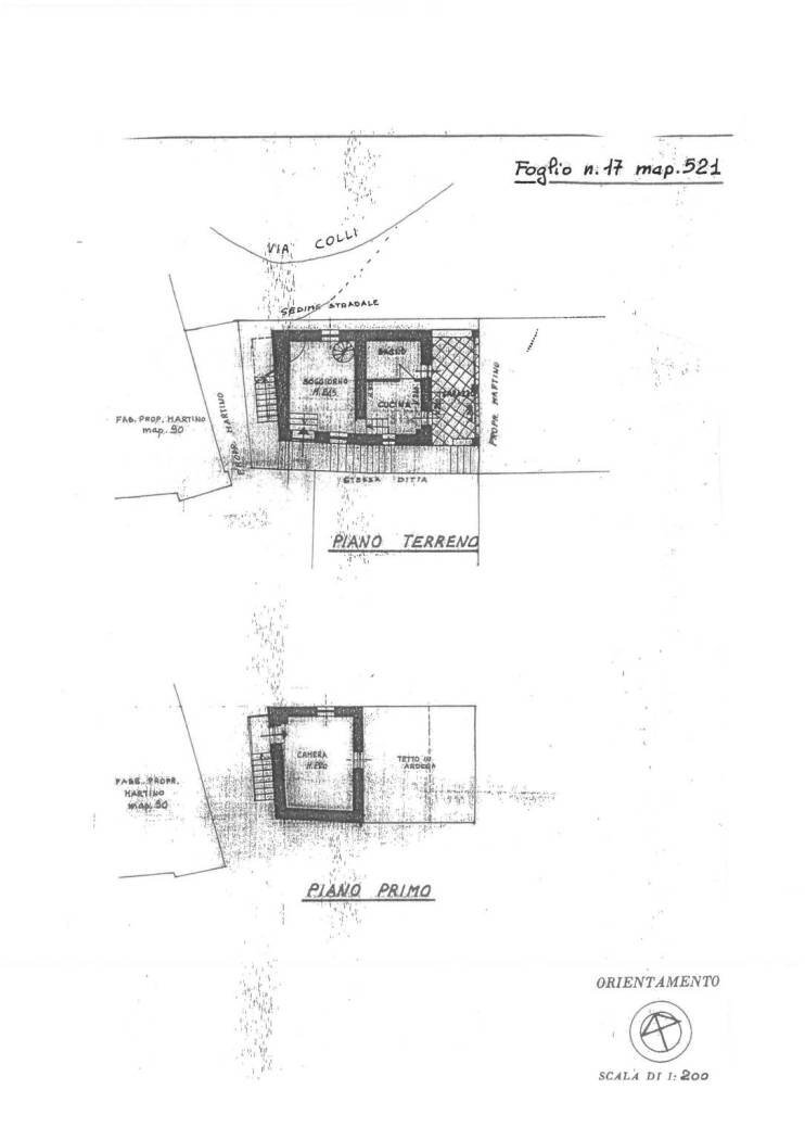 Rustic Tetto Tederei, 25, Moiola - floor plans 1