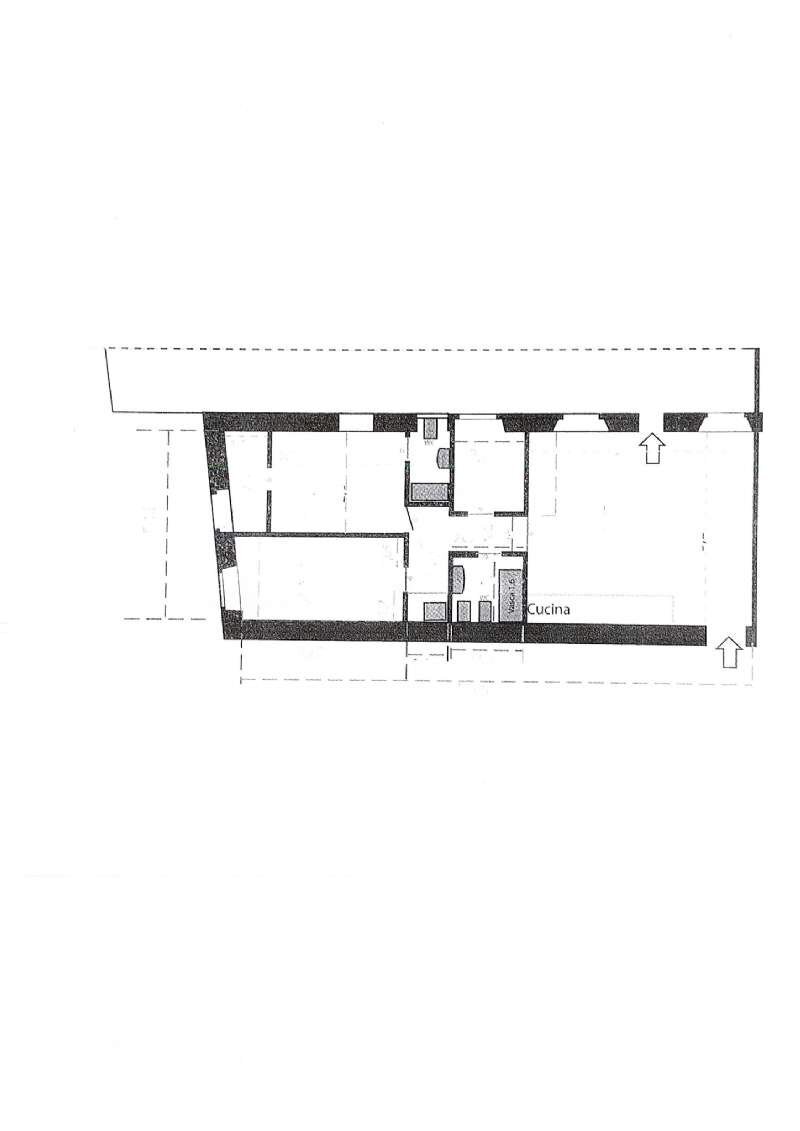 plan - Three-room apartment via Pellegrino Matteucci, Roma - floor plans 1