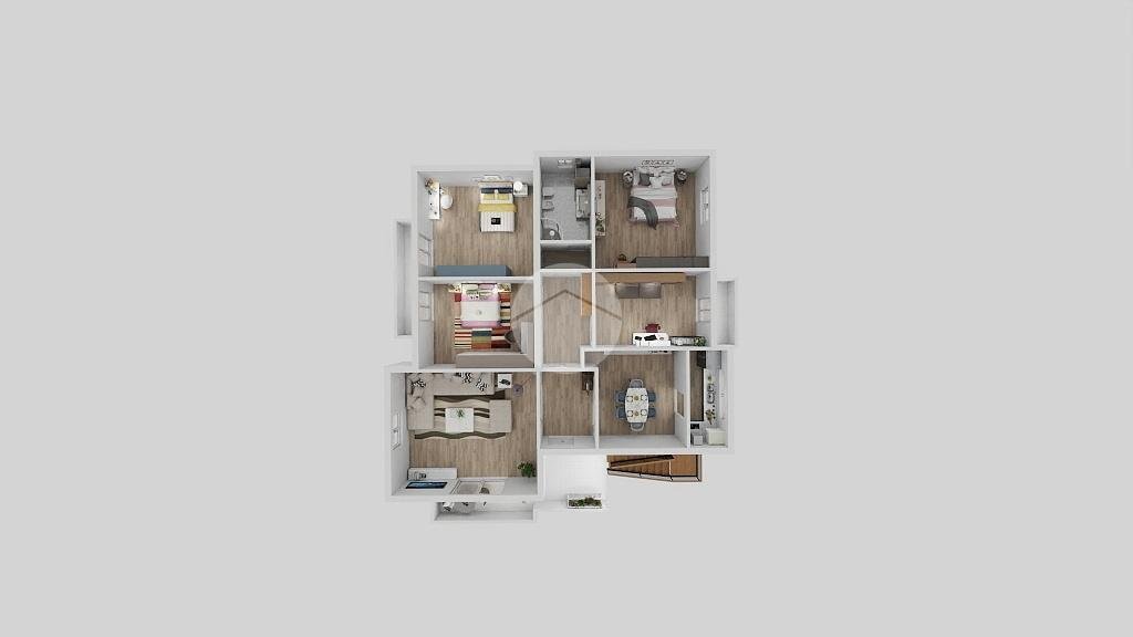 Portion of a house Via dell'Acetosella, Rimini - floor plans 1