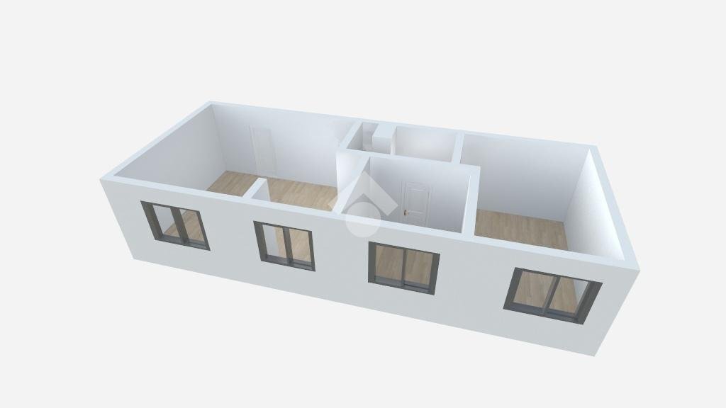 Two-room apartment Piazza dei Daini, Milano (neighborhood Bicocca) - floor plans 1