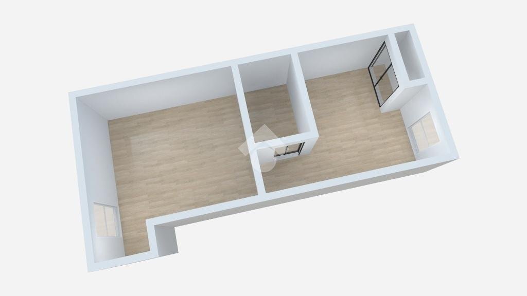 Two-room apartment Via Garigliano, Milano (neighborhood Isola) - floor plans 1