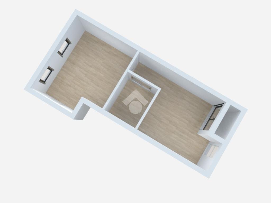Two-room apartment Via Garigliano, Milano (neighborhood Isola) - floor plans 1