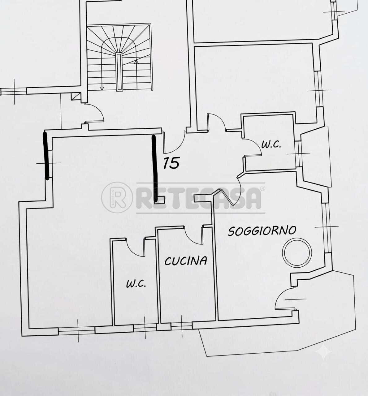 piano quarto via Zaninelli - Attic Via G. Zaninelli, Crema - floor plans 1