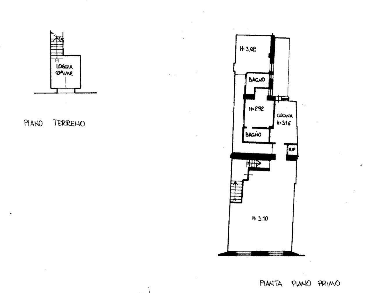 planimetria PM - Quadrilocale Lucca - planimetria 1