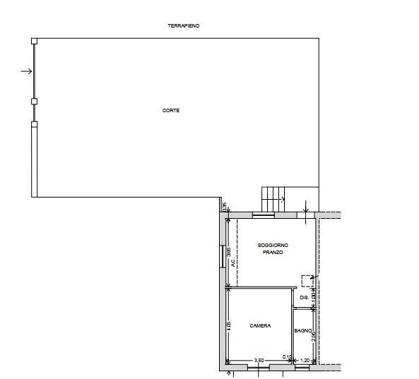 1 - Three-room apartment at auction Via Diano San Pietro snc, Diano Castello - floor plans 1